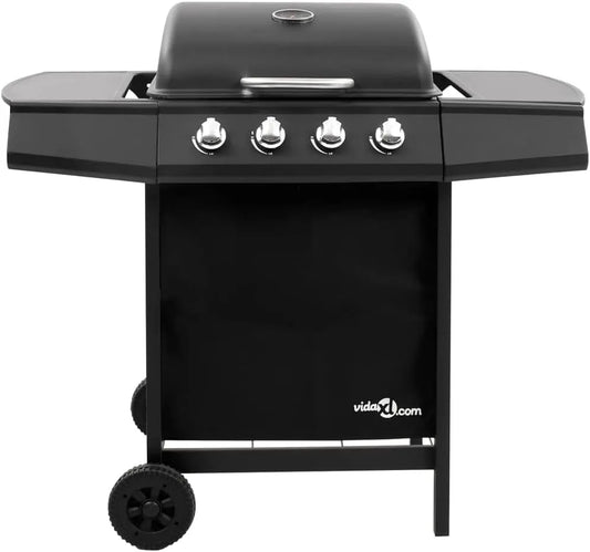 Barbecue 48545 Générique, Gril à gaz avec 4 brûleurs finition noire, Arts de la Table & Arts culinaires, Électroménager de Cuisine, Barbecues
