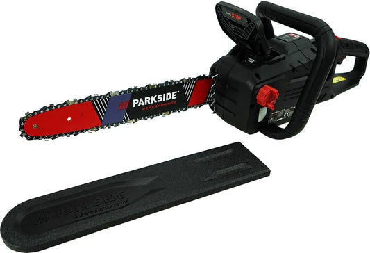 Parkside tronçonneuse PPKSA 40, longueur de coupe: 38 cm, Performance sans fil 40 V Li B2, sans batterie ni chargeur