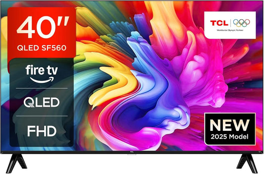 TCL 40 SF560, Pouces Full HD Smart QLED Direct LED avec Fire TV et vocale Alexa