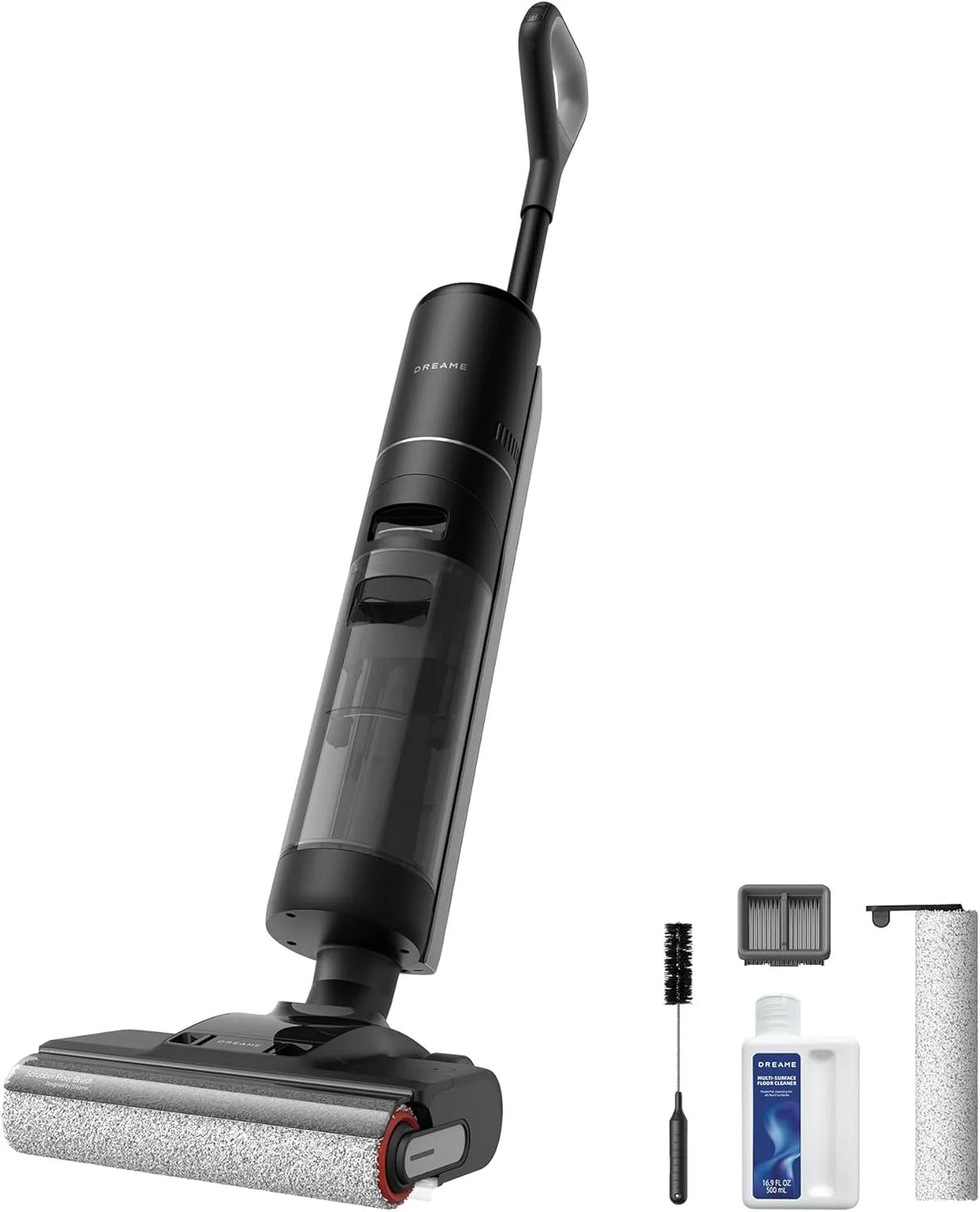 Dreame aspirateur H12, Aspiration 16 000 Pa, Pro Ultra Laveur sans Fil, Lavage 60 °C, Séchage 30 Min, Brosse 2 Bords, Détection Intelligents