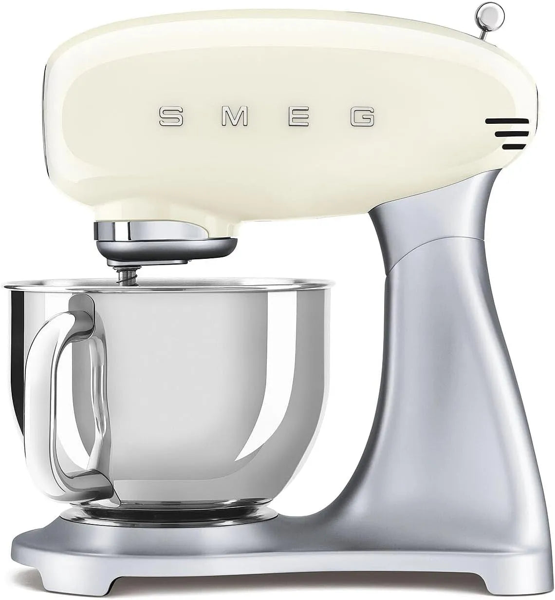 Smeg robot pâtissier SMF04CREU, multifonctions 4.8l 800w crème