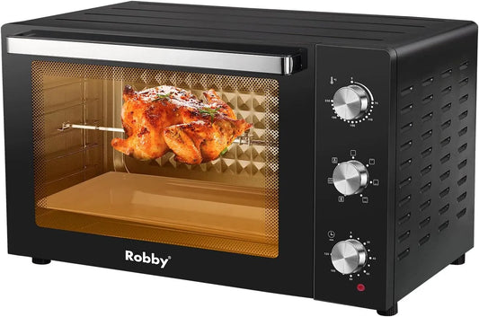 Four ROMFT80B ROBBY, chaleur tournante 80l 2400w