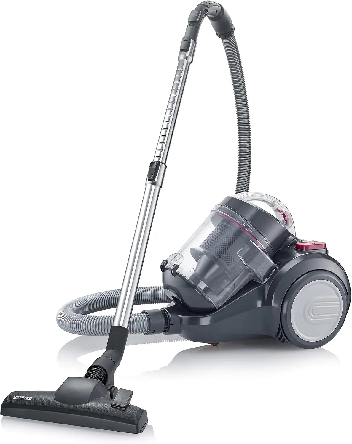 Severin aspirateur CY 7089, Hepa 13, sans sac avec brosse parquet, traîneau à technologie cyclonique puissante