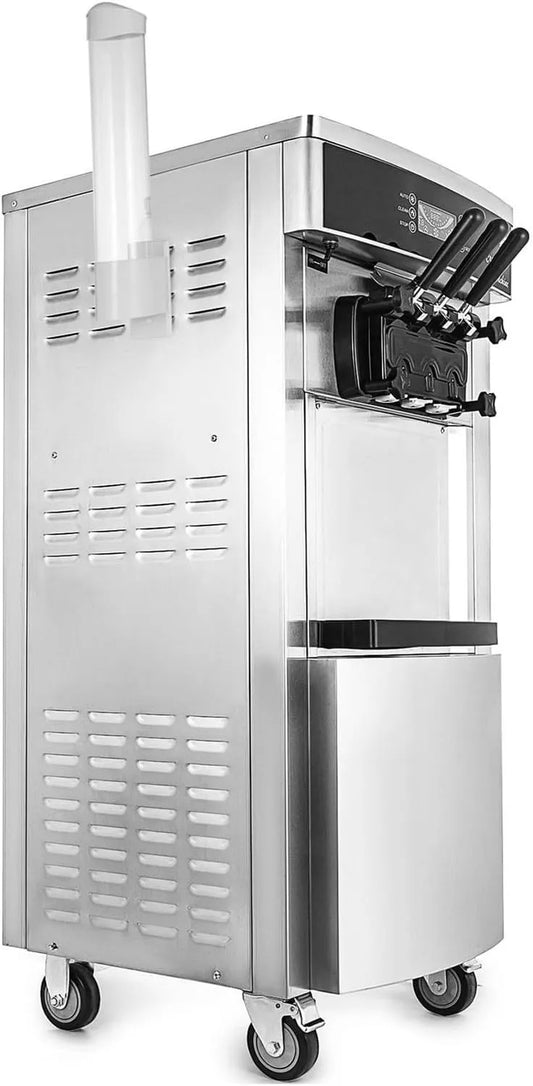 Modèle 20-28L 20-28L 20-28L/H YKF-8228H Machine à, H sorbetière Double 6L trémies crème glacée faisant la Machine, With Cone Holder
