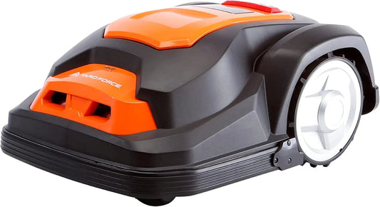 Tondeuse SA650Bavec, Robot Capteurs d'obstacles et de Soulèvement pour Pelouses jusqu'à 650m² Orange, Yard Force