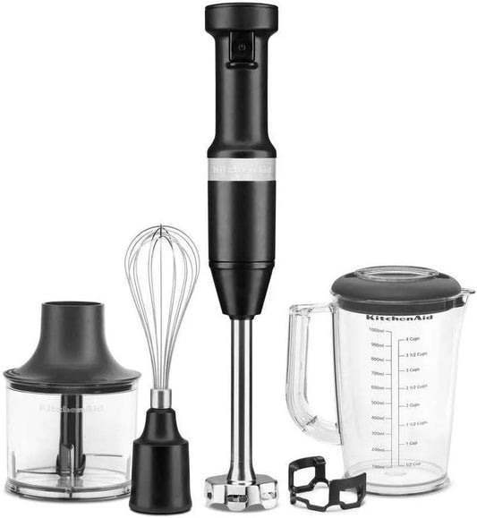 KitchenAid mixeur 5KHBV83EBM, plongeant finition noire mat