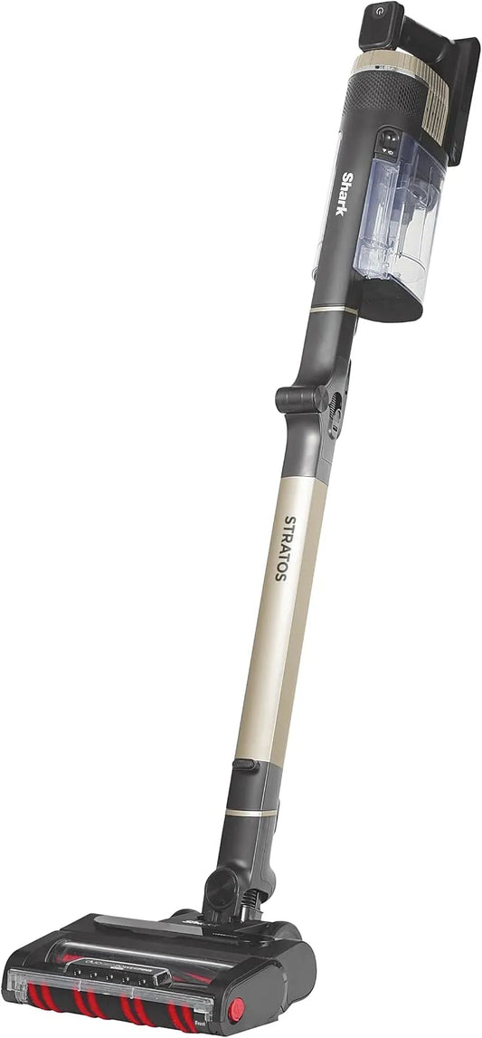 Shark aspirateur balai IZ400EUT, Autonomie de 60 Minutes, Stratos sans Fil, PowerFins Plus, Cuivre
