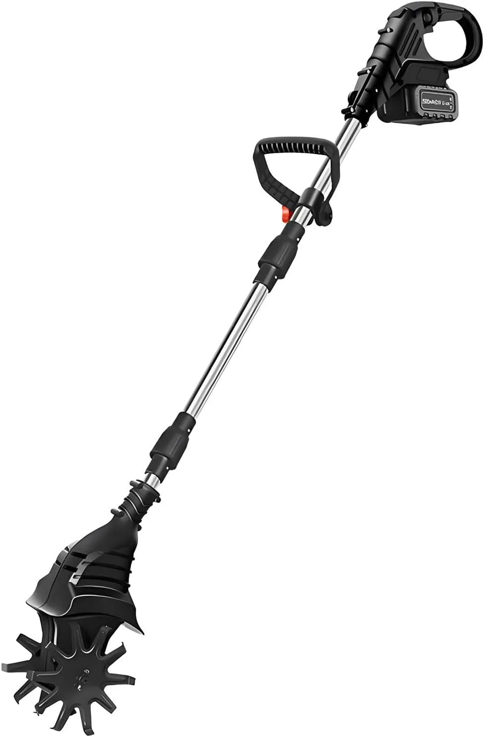 Motoculteur Black-DualBlades-1battery, Portable 21 V, Profondeur De Travail 20/25 Cm, éLectrique Sans Fil, PoignéE Amovible, Largeur