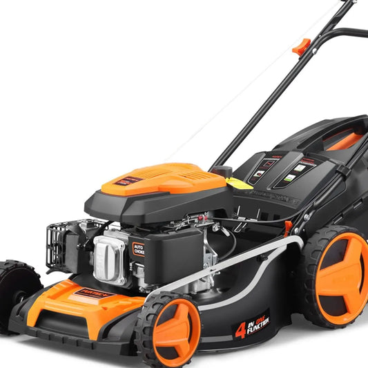 Fuxtec tondeuse FX-RM5196 196cm3 4en1, puissance 4,4KW Mulching, bac de ramssage 60L
