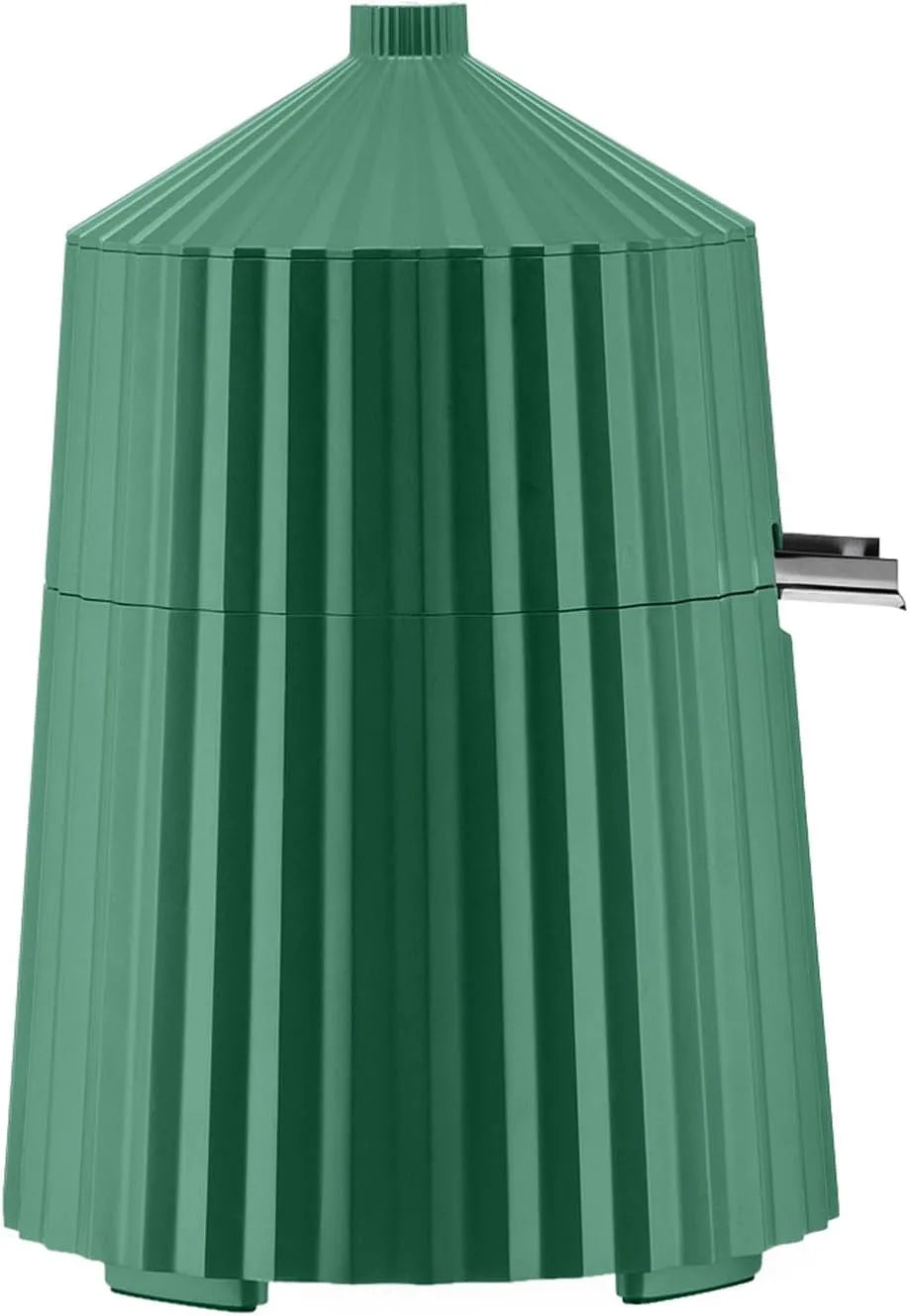 Modèle GR MDL07 Alessi Plissé, Fiche Européenne 80 W, Presse-Agrumes Électrique Design, en Résine Thermoplastique, Vert