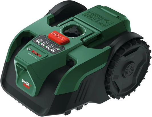 Bosch tondeuse VISIMOW18V-100, Robot sans-Fil, pour pelouses Jusqu'à 100 m², Largeur de Coupe: 16 cm, Hauteur de Coupe: 20-60 mm, sans Batterie
