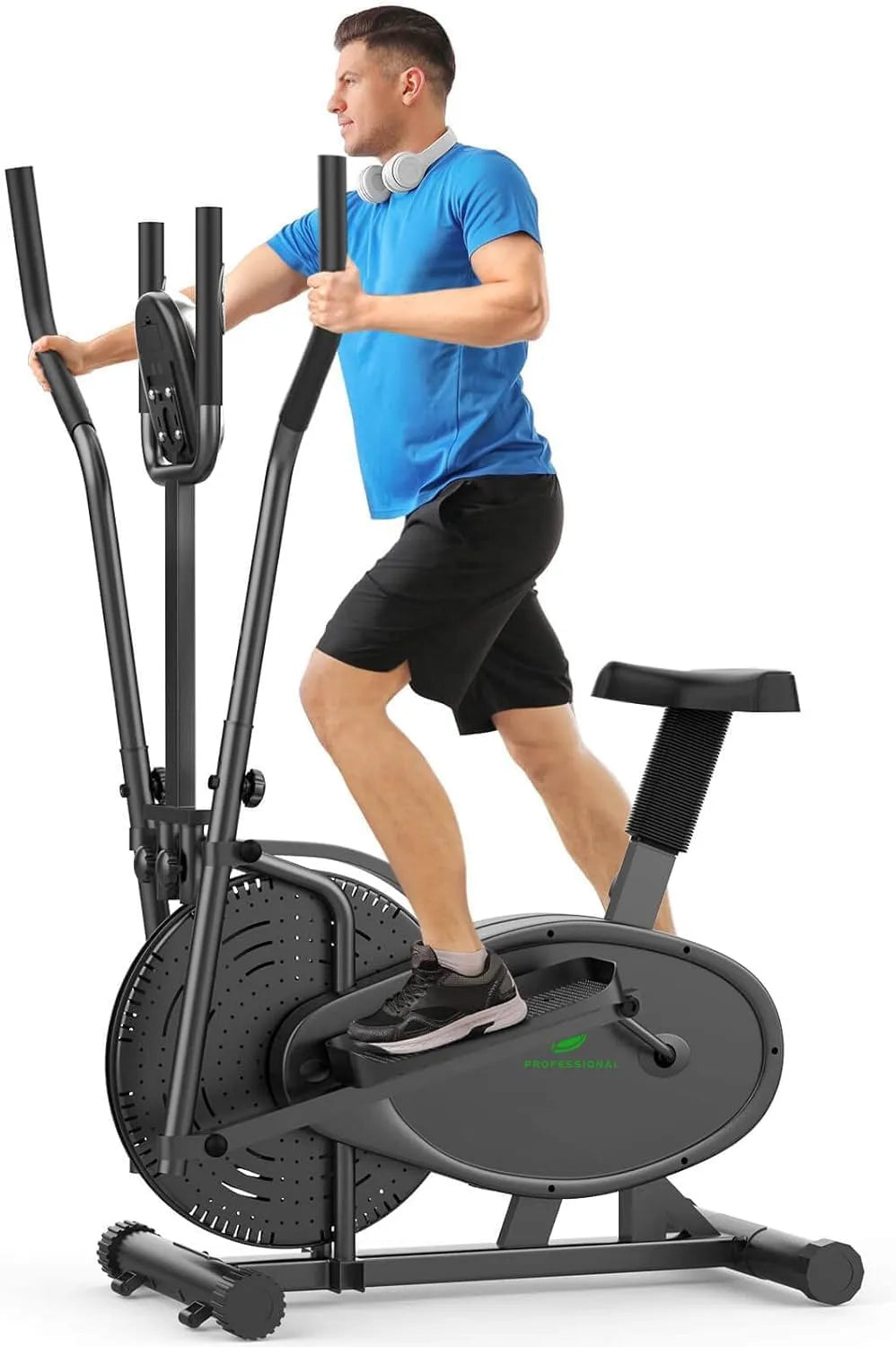 Vélo elliptique NEEZEE, pour la Maison Vélo d'appartement avec Smart LCD Monitor, siège, pour Tout Le Corps, entraînement de Fitness