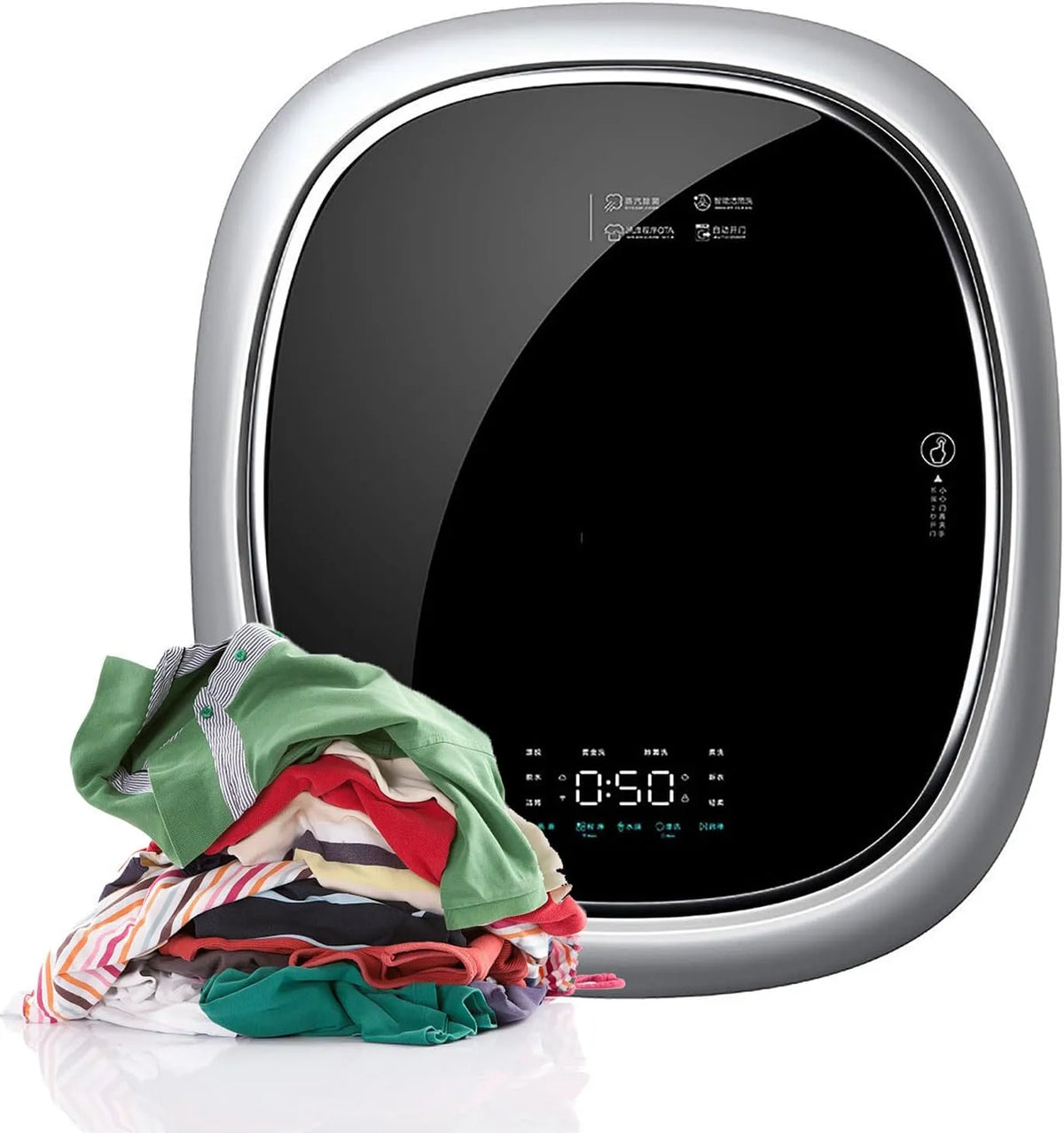 Lave-linge, capacité de 3 kg, Machines à Laver murales à Mini Tambour, entièrement Automatique et essoreuse, dortoirs