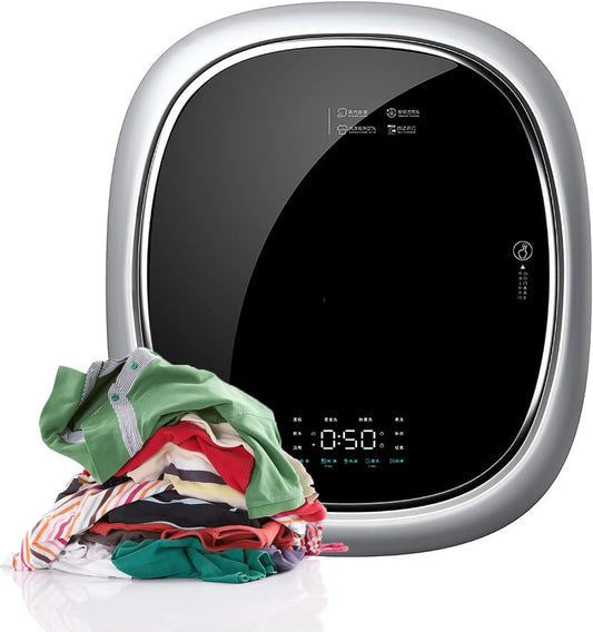 Lave-linge, capacité de 3 kg, Machines à Laver murales à Mini Tambour, entièrement Automatique et essoreuse, dortoirs