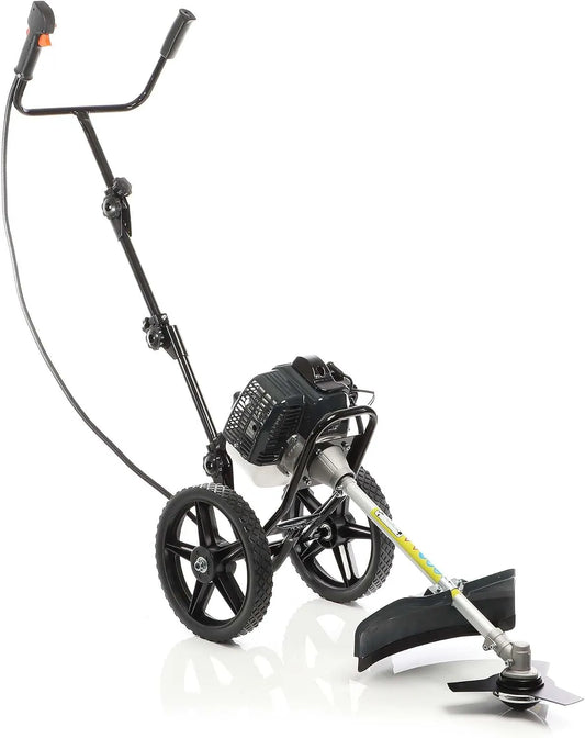 Wiltec débroussailleuse 1350, puissance 1,9 KW, Outil Multifonction 2 en 1 sur Roues, x 390 x 1260 mm, Jardinage, Coupe-Bordures