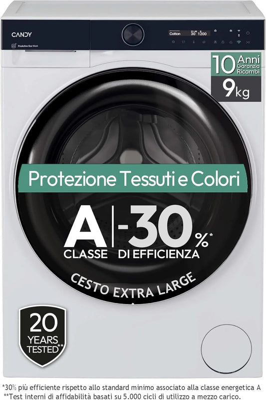 Candy lave-linge A-30 1400 49B9-S, ProWash 700 9kg Autonome Charge avant, BS