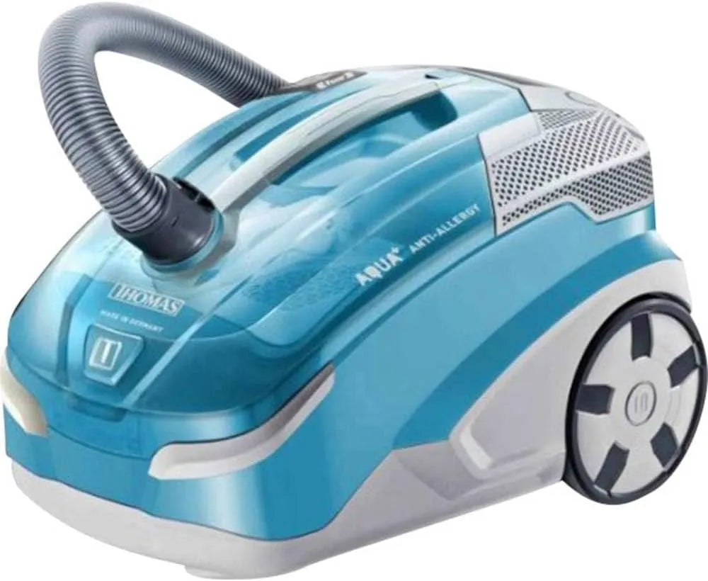 Aspirateur 786522, finition grise Clair 48,6 x 31,8 x 34,7 cm, THOMAS Aqua+ Anti Allergy sans Sac Bleu Turquoise