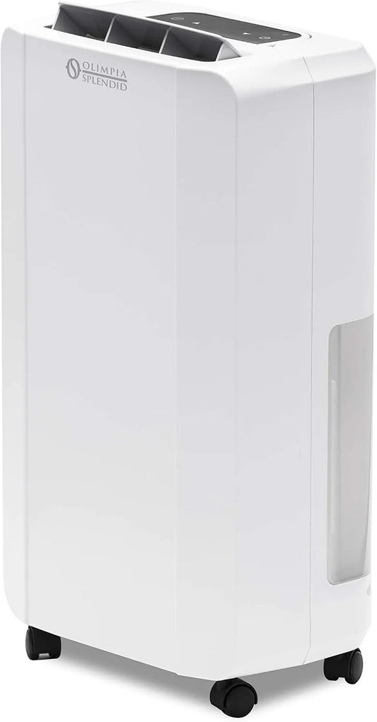 Déshumidificateur 24h, Capacité 14 l, Réservoir 2 l Amovible, Aquaria Slim 14 P, Idéal pour Espaces Jusqu'à 65 m³, Olimpia Splendid, Portable
