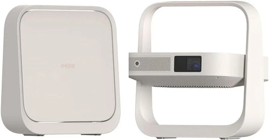 Modèle XGIMI Elfin Flip Plus 1080P Vidéoprojecteur Portable, 2 x Haut-Parleur 3 W intégrés, capacité 500 Lumens ISO, Rotation à 150°, Wi-FI, Bluetooth