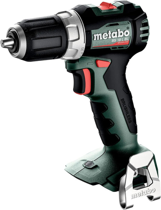 Metabo perceuse BS 18 L, tension 18 V, 40 mm de diamètre, 65 Nm, visseuse sans fil BL, Brushless, Avec metaBOX, Sans batterie ni chargeur