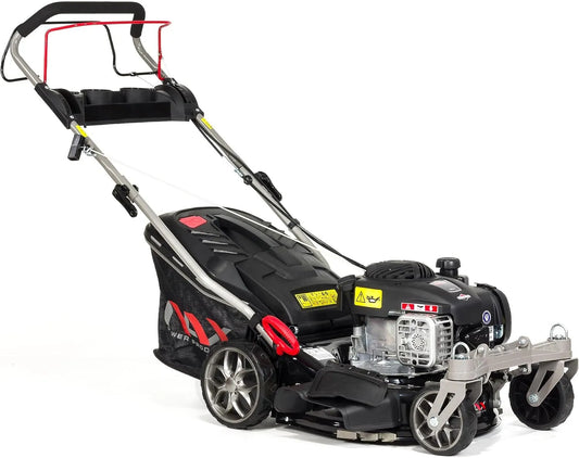 Tondeuse 1000S 450E cm3, série 125 largeur de coupe 42 cm panier 45l système de lavage du boîtier thermique, moteur Briggs & Stratton