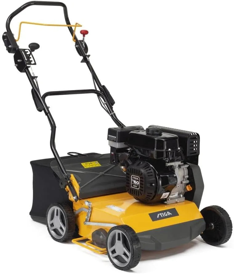 Stiga Scarificateur à Essence SVP 40 G, Largeur de Coupe 40 cm, Profondeur de Coupe jusqu'à 15 mm, 32 Couteaux