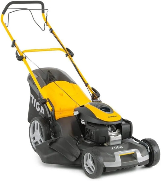 Stiga tondeuse, à Essence Combi 55 SQ H autotractée, Moteur Honda 201cc, système de Coupe 4 en 1, Largeur de Coupe 51cm, bac de ramassage 70L