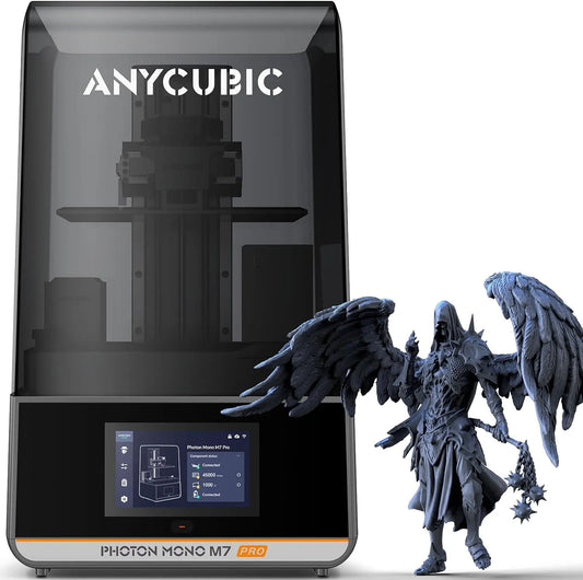 Imprimante 14k, 3D Intelligente avec Cassettes à Température Contrôlée, 170mm/h, capacité 6,5L, Anycubic Photon Mono M7 Pro 3D Résine