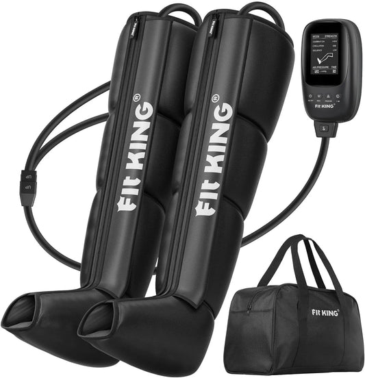 FIT KING, Massage Jambes Bottes Pressothérapie pour la Récupération Appareil de Massage