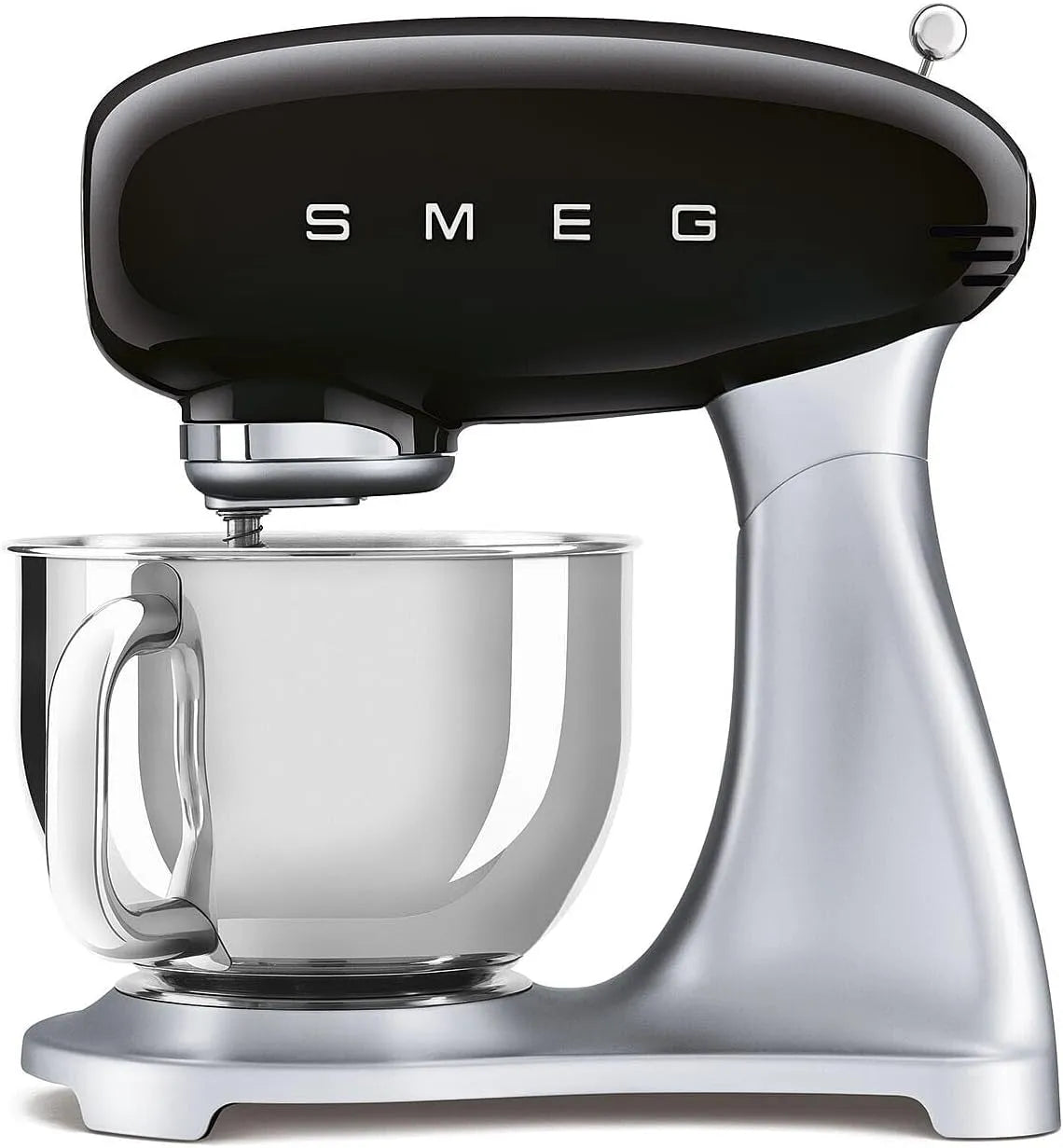 Smeg robot pâtissier SMF04BLEU, multifonctions 4.8l 800w finition noire