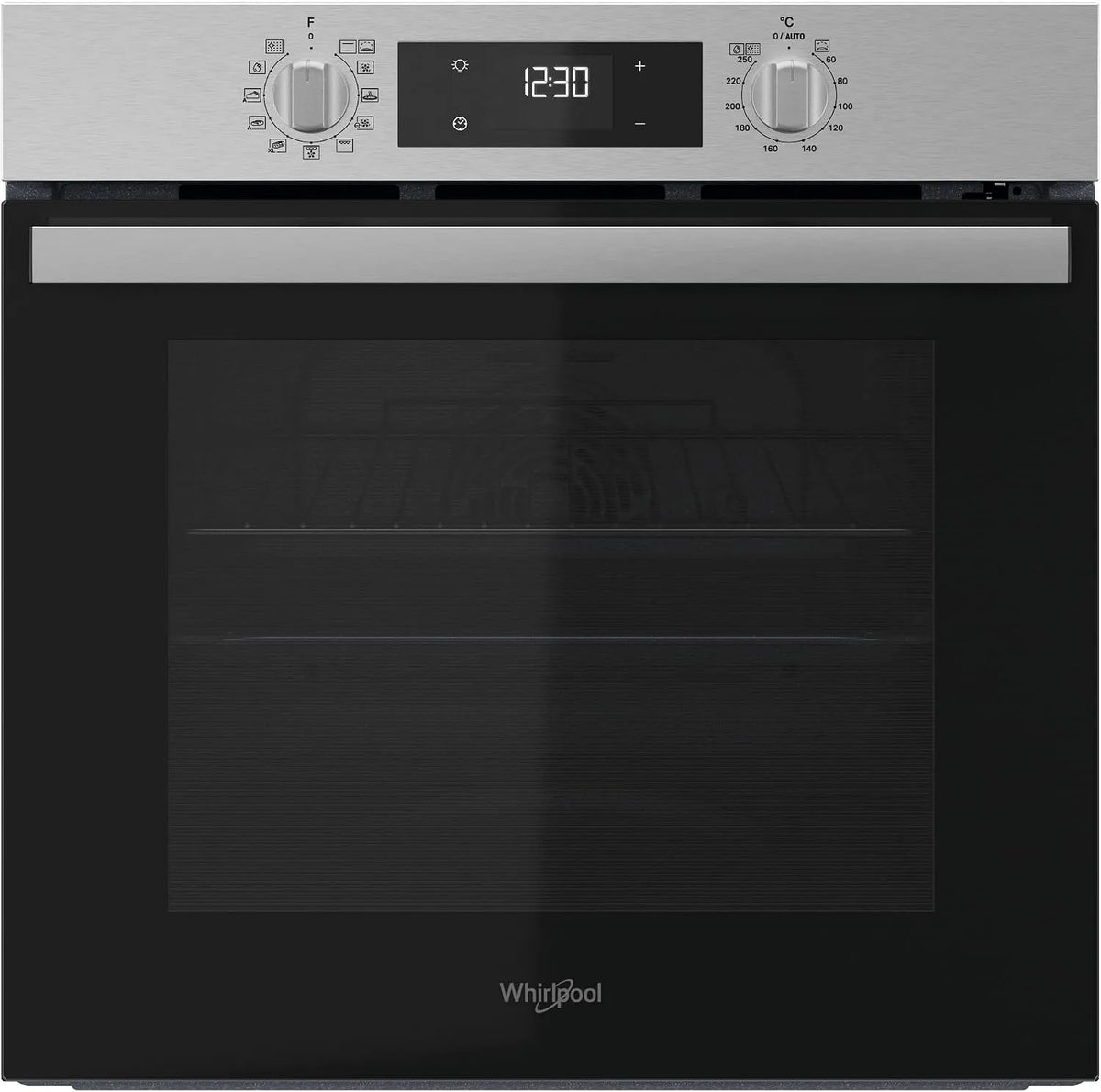 Whirlpool four OMR58RR0X, Easy Clean. 59,5 x 59,5 x 55,1 cm, capacité 71L, Cook 3, Cool Door, multifonction à encastrer, électrique, ventilateur