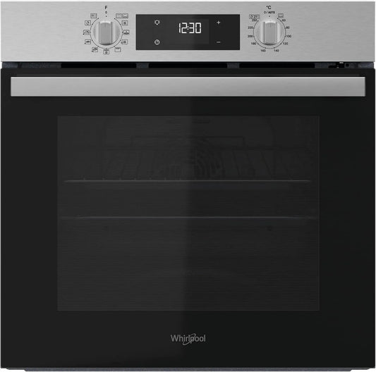Whirlpool four OMR58RR0X, Easy Clean. 59,5 x 59,5 x 55,1 cm, capacité 71L, Cook 3, Cool Door, multifonction à encastrer, électrique, ventilateur