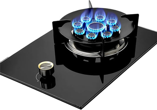 Cuisinière à gaz, 1 Brûleur, puissance 5,2 KW, 9 Cavités, Feu Élevé, Poêle Autoportante For Camping