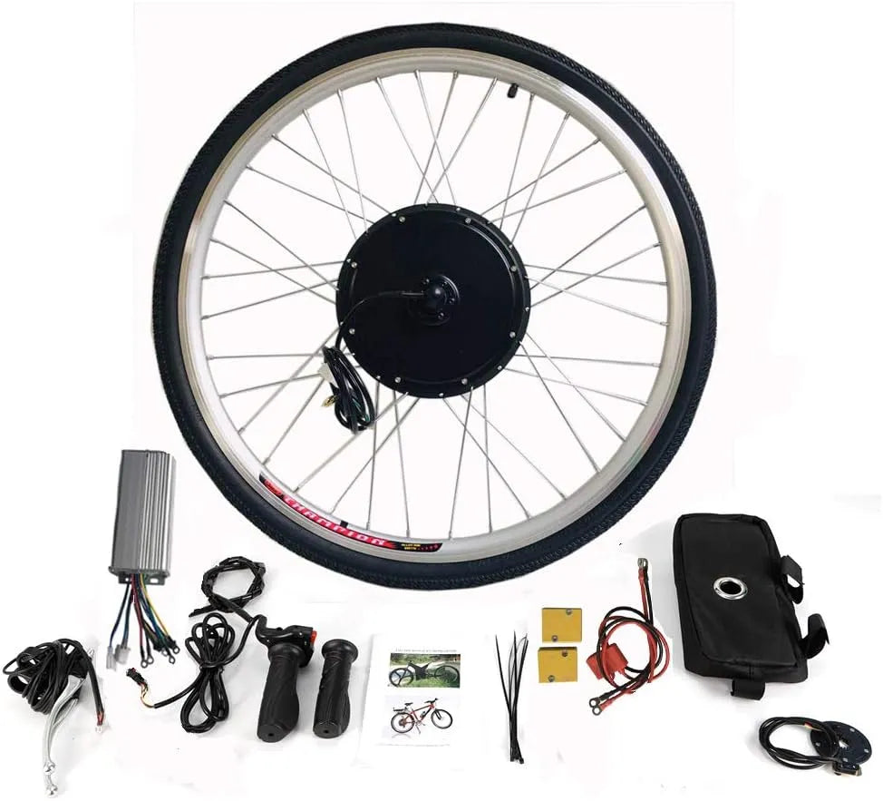 Vélo électrique, Kit de conversion de 28' 36 V 500 W pour roue arrière LCD avec contrôleur Pièces de vélo