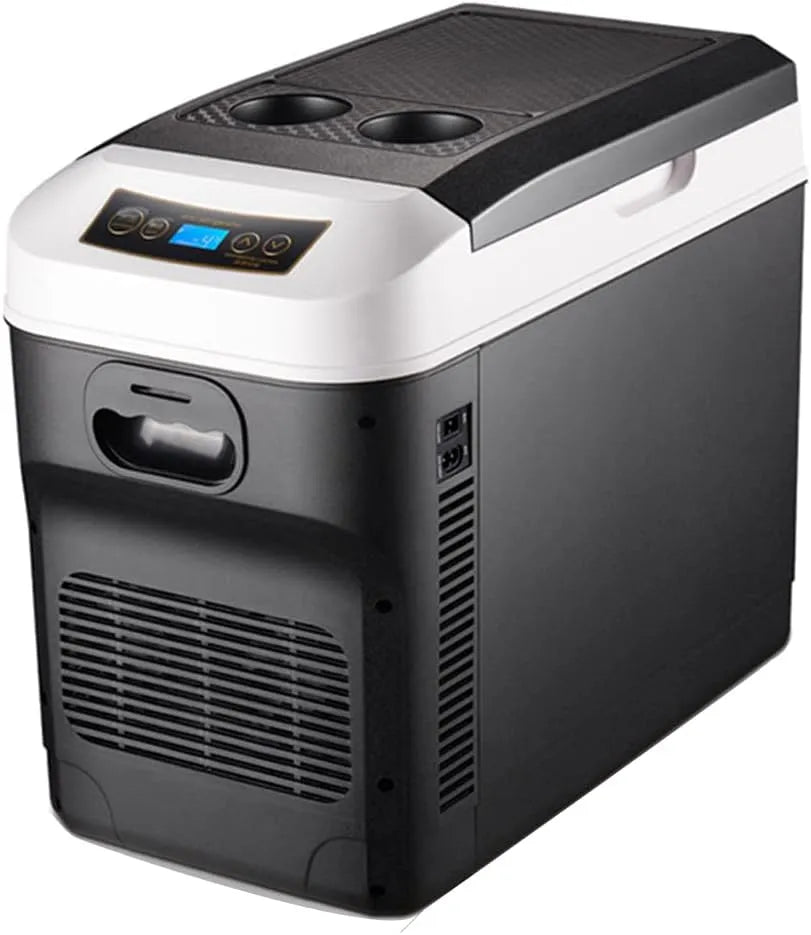 Réfrigérateur, black, capacité 28L Mini Frigo Refroidit et réchauffe pour Maison et Voyage Camping 12/24V DC