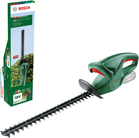 Bosch modèle tension, système 18 V 18V-44-11, lame de 44 cm de longueur, EasyHedgeCut Alimenté par pile, pour la taille de petites haies