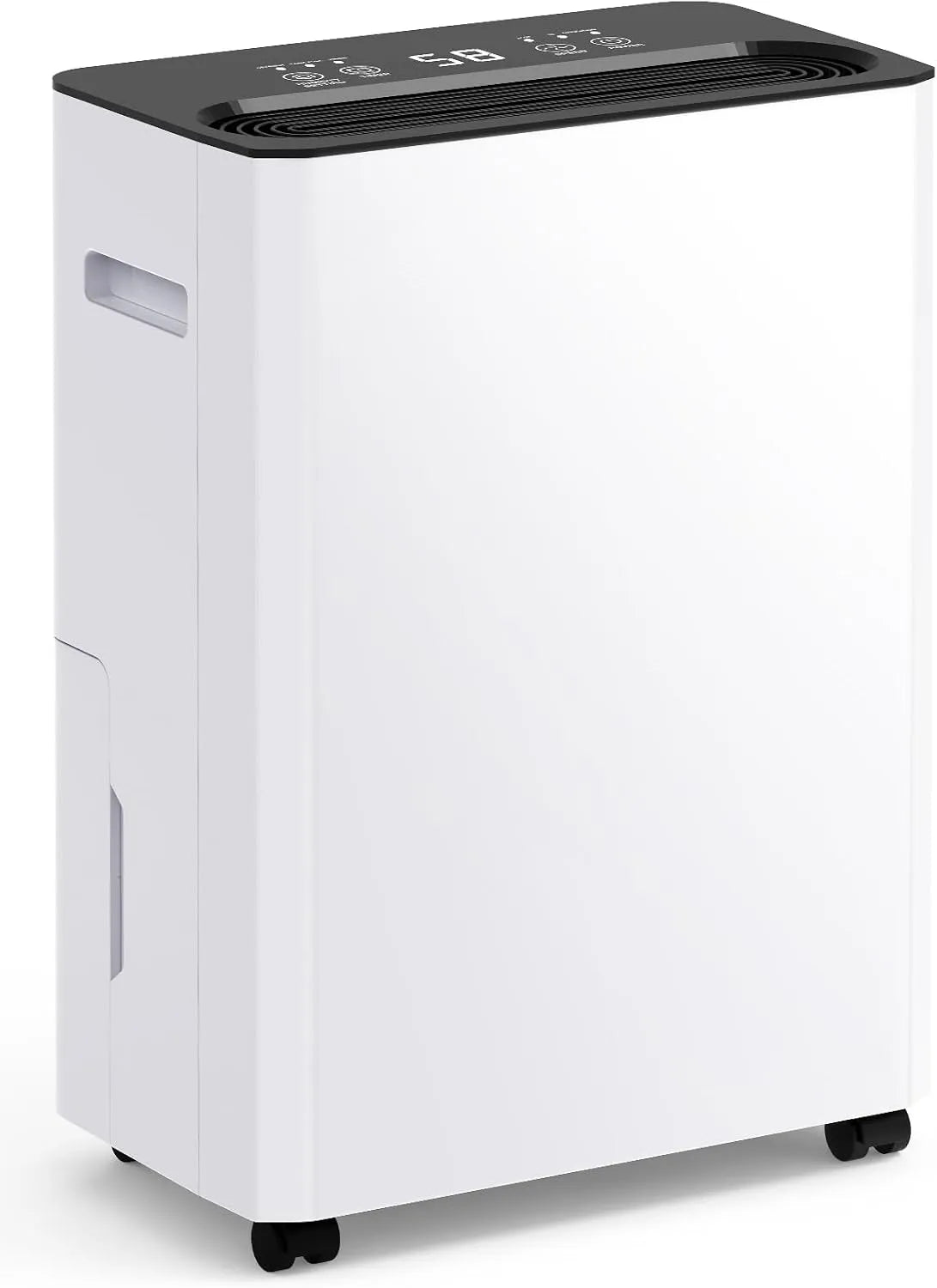 Déshumidificateur, Contrôle Intelligent de l'Humidité 30-80%, 12000ML/24H, Électrique Compact avec Réservoir 3L, Cave 50㎡, 150m³, capacité 12000ML