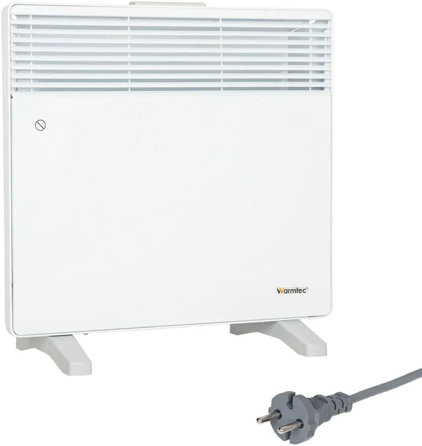 Radiateur, à convection autoportant à économie d'énergie, WARMTEC Chauffage électrique 2500 W, finition blanche