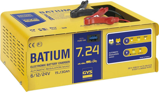 Chargeur de batterie puissance 210W pour Voiture Camions Moto 024502 GYS Auto, Capacité de batterie À partir de 15Ah
