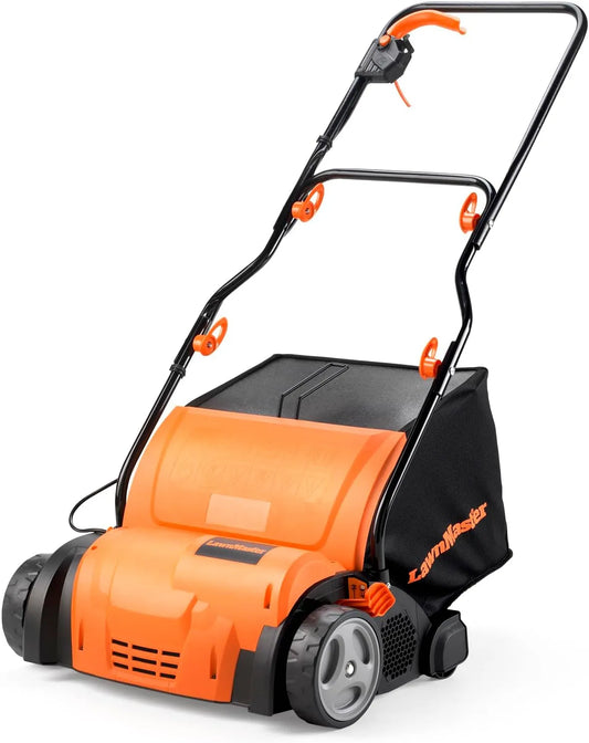 De pelouse LawnMaster Scarificateur, de pelouse 1350 W, scarificateur électrique avec 33 cm de Largeur de Travail, râteau à Gazon, aérateur