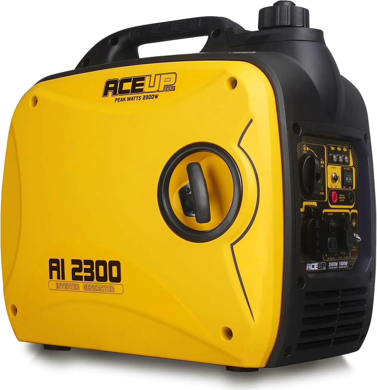 Générateur électrique, Onduleur à Essence de avec Prises 230 V 12V USB 4 Temps 19.8kg, Aceup Energy 2000W Groupe Electrogene Silencieux