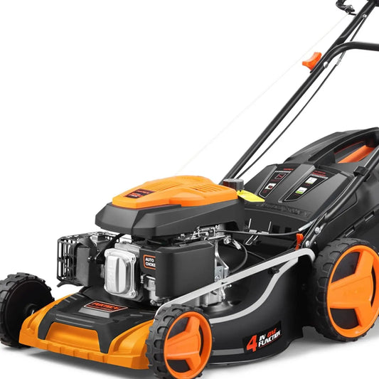 Fuxtec tondeuse FX-RM5196PRO 196cm3, Largeur de Coupe 51 cm et Moteur autopropulsé GT Variable, Thermique autotractée à Vitesse réglable