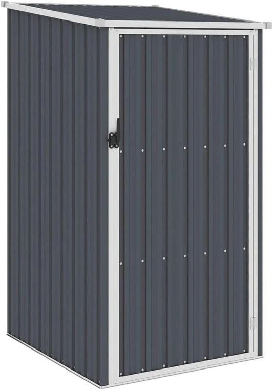 Abri à outils, MOONAIRY Abri de Jardin Abri de Stockage de Jardin Cabanon Jardin Exterieur Abri de Jardin Anthracite 87x98x159 cm Acier galvanisé