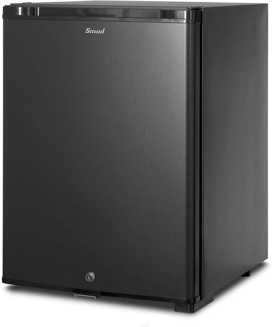 Four, capacité 40L, Smad Frigo 12V 220V Camping Car, Frigo Caravane Silencieux avec Serrure, finition noire