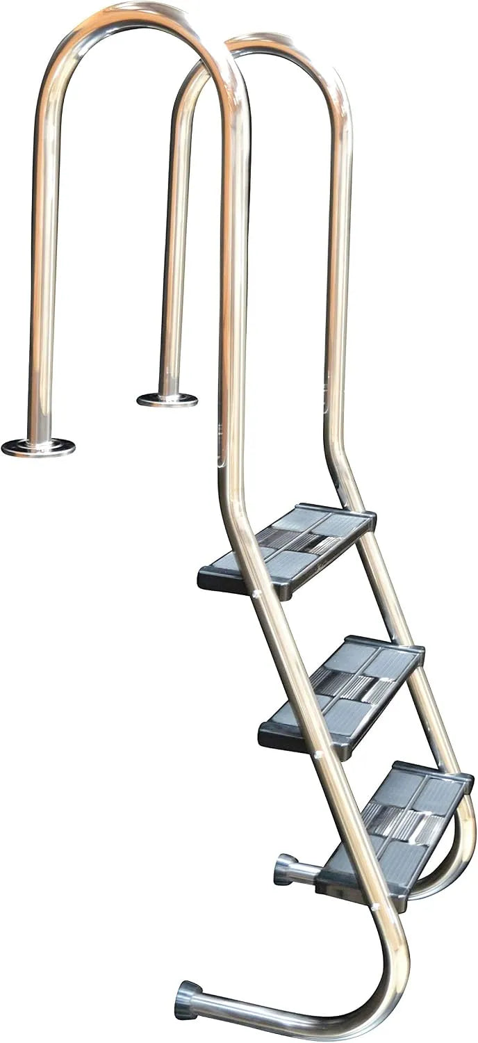 En acier inoxydable avec 3 marches pour piscine Échelle d'escalier, en structure en structure
