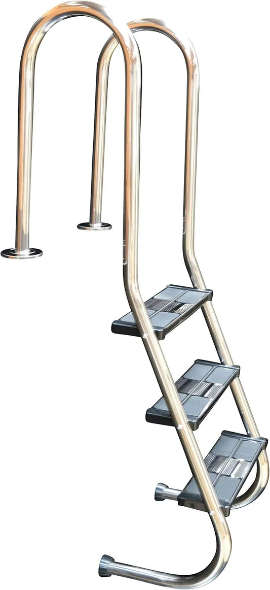 En acier inoxydable avec 3 marches pour piscine Échelle d'escalier, en structure en structure